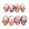 Mini Rhodonite Skull-Crystal Dreams