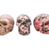 Mini Rhodonite Skull-Crystal Dreams