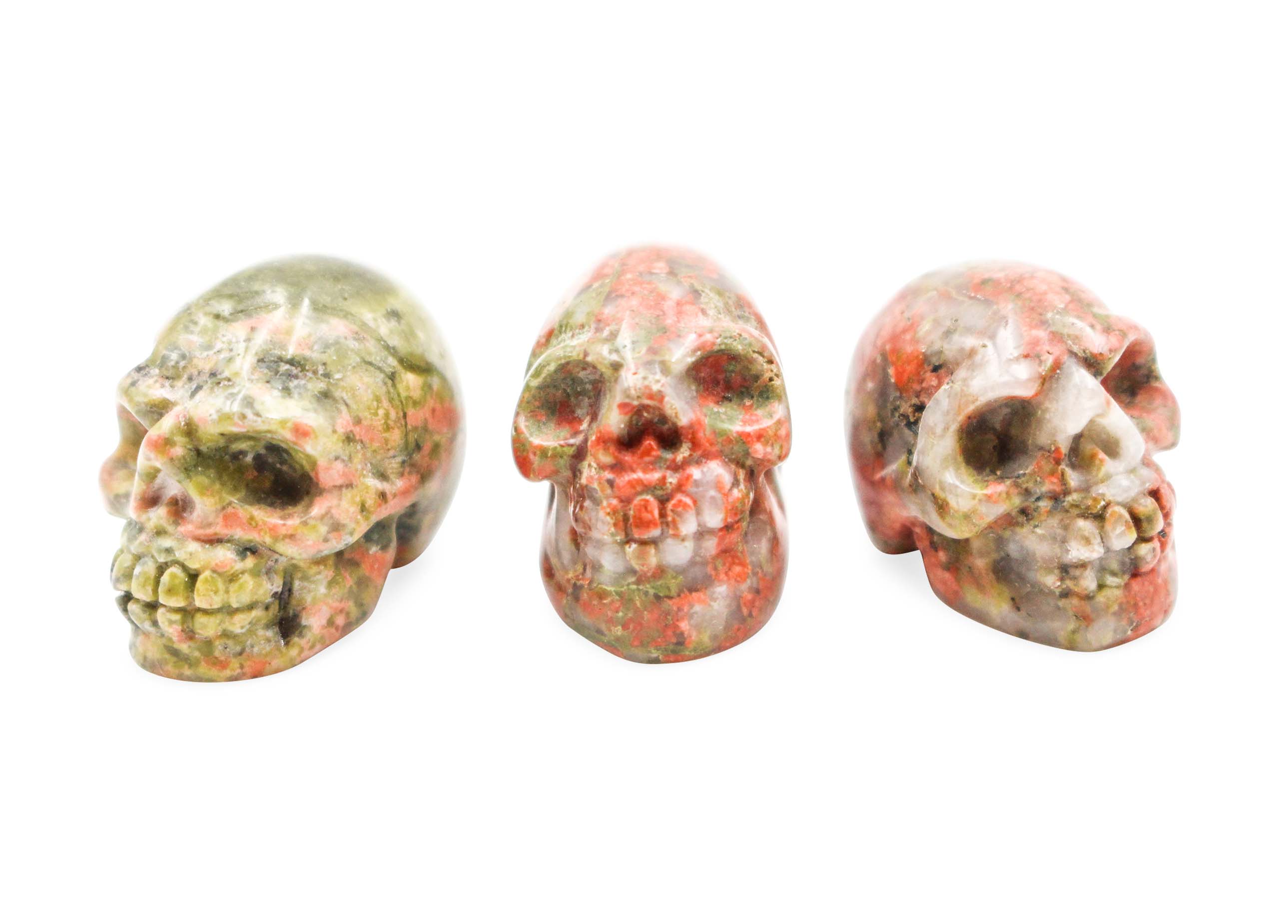Mini Unakite Skull- Crystal Dreams