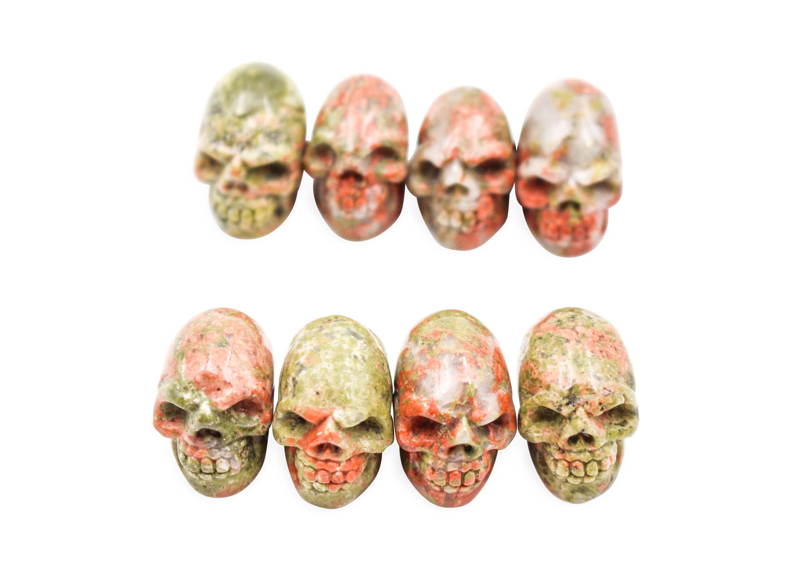 Mini Unakite Skull- Crystal Dreams