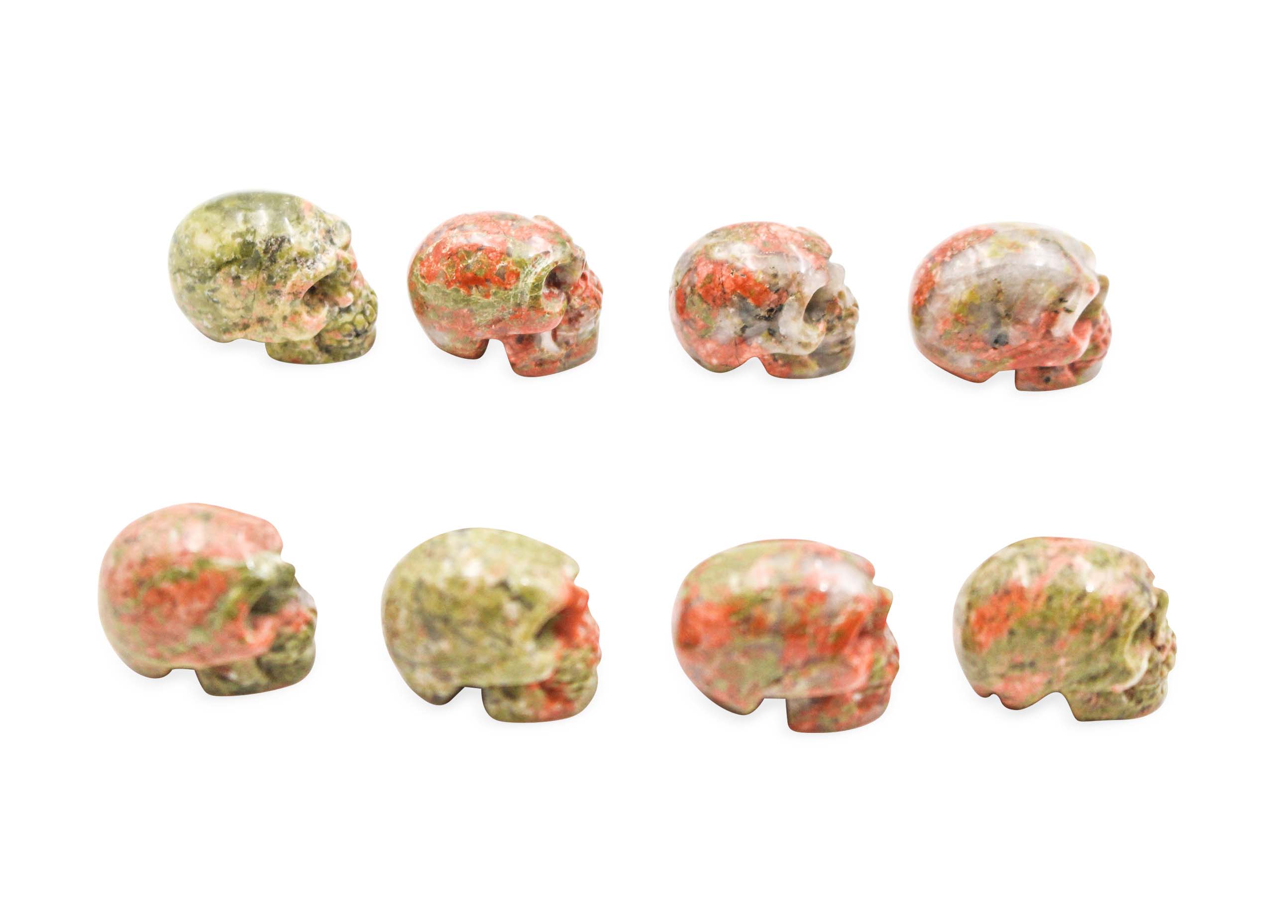 Mini Unakite Skull- Crystal Dreams