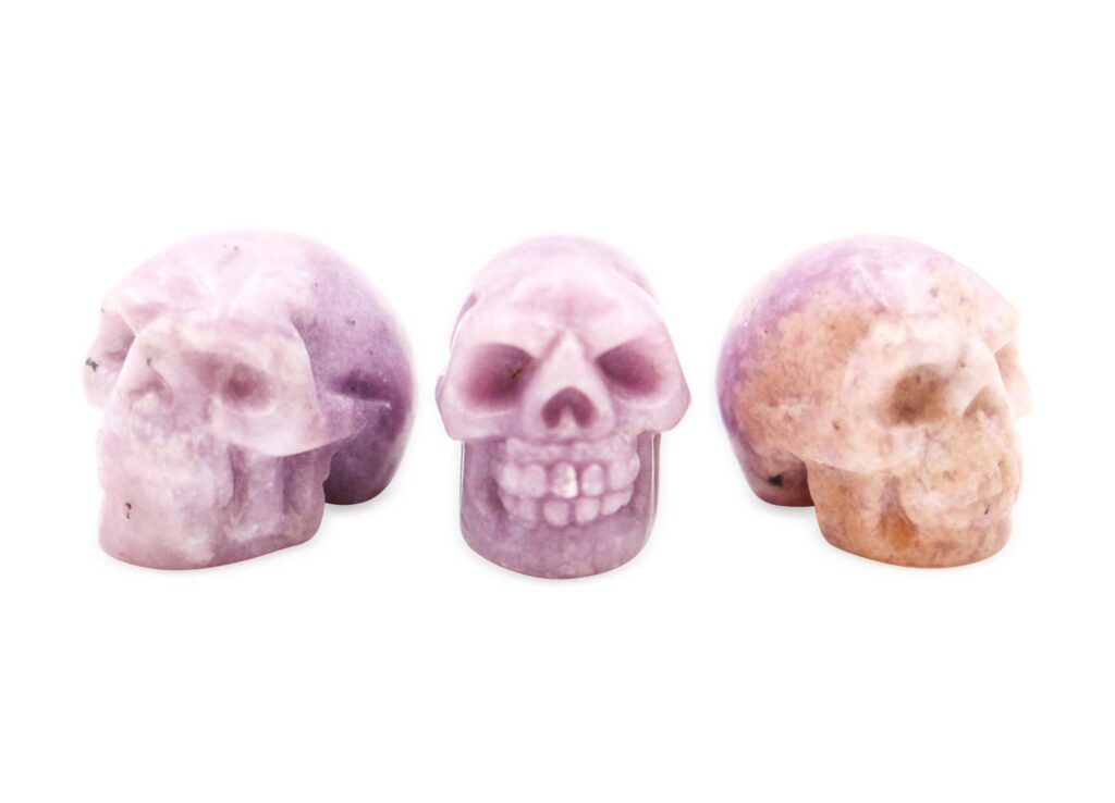 Mini Lepidolite Skull - Crystal Dreams