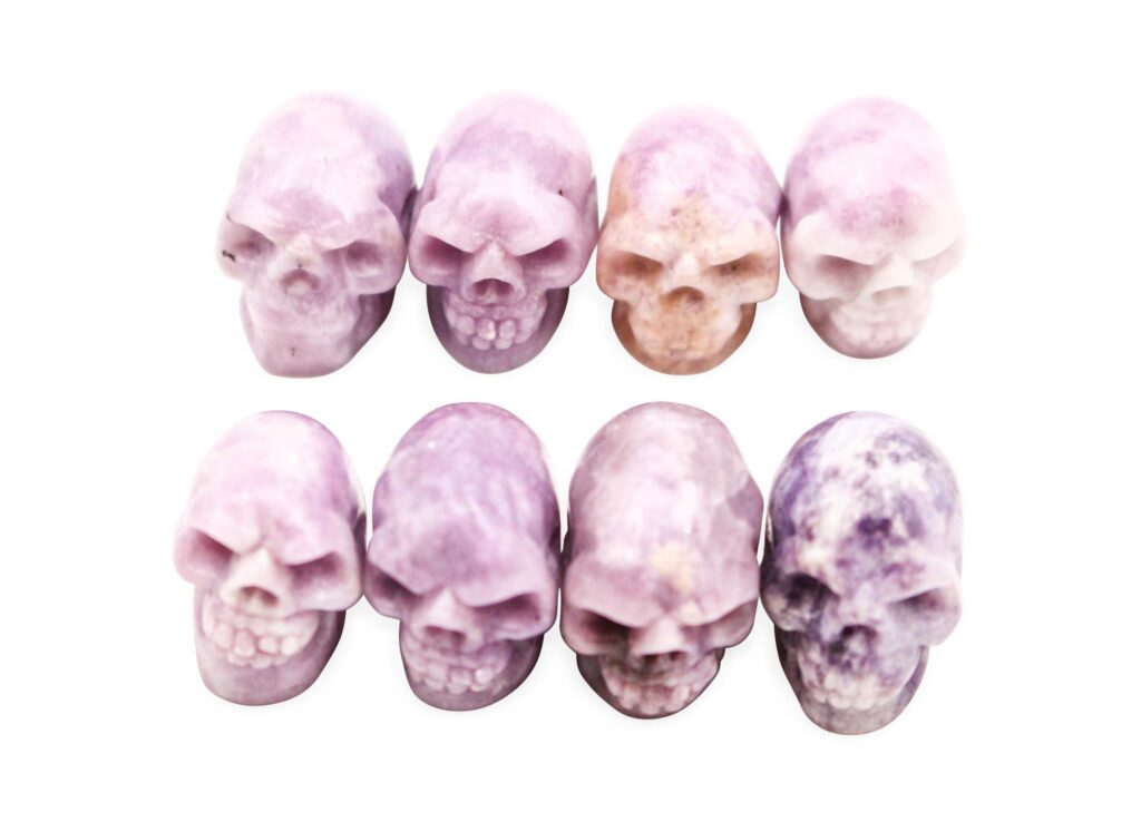 Mini Lepidolite Skull - Crystal Dreams