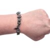 Obsidian SnowFlake Chip Bracelet - Crystal Dreams