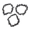 Obsidian SnowFlake Chip Bracelet - Crystal Dreams