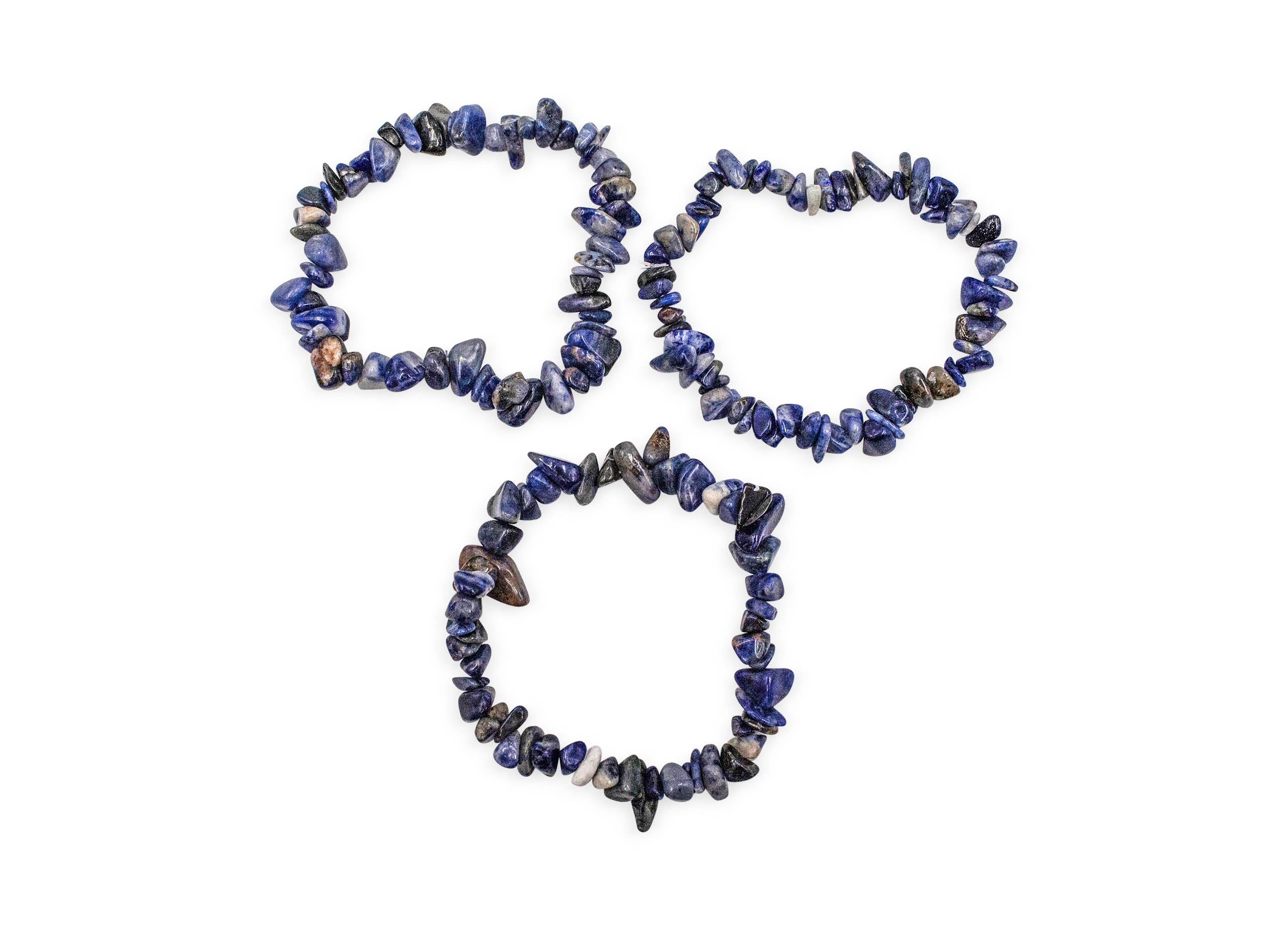 Sodalite Chip Bracelet- Crystal Dreams