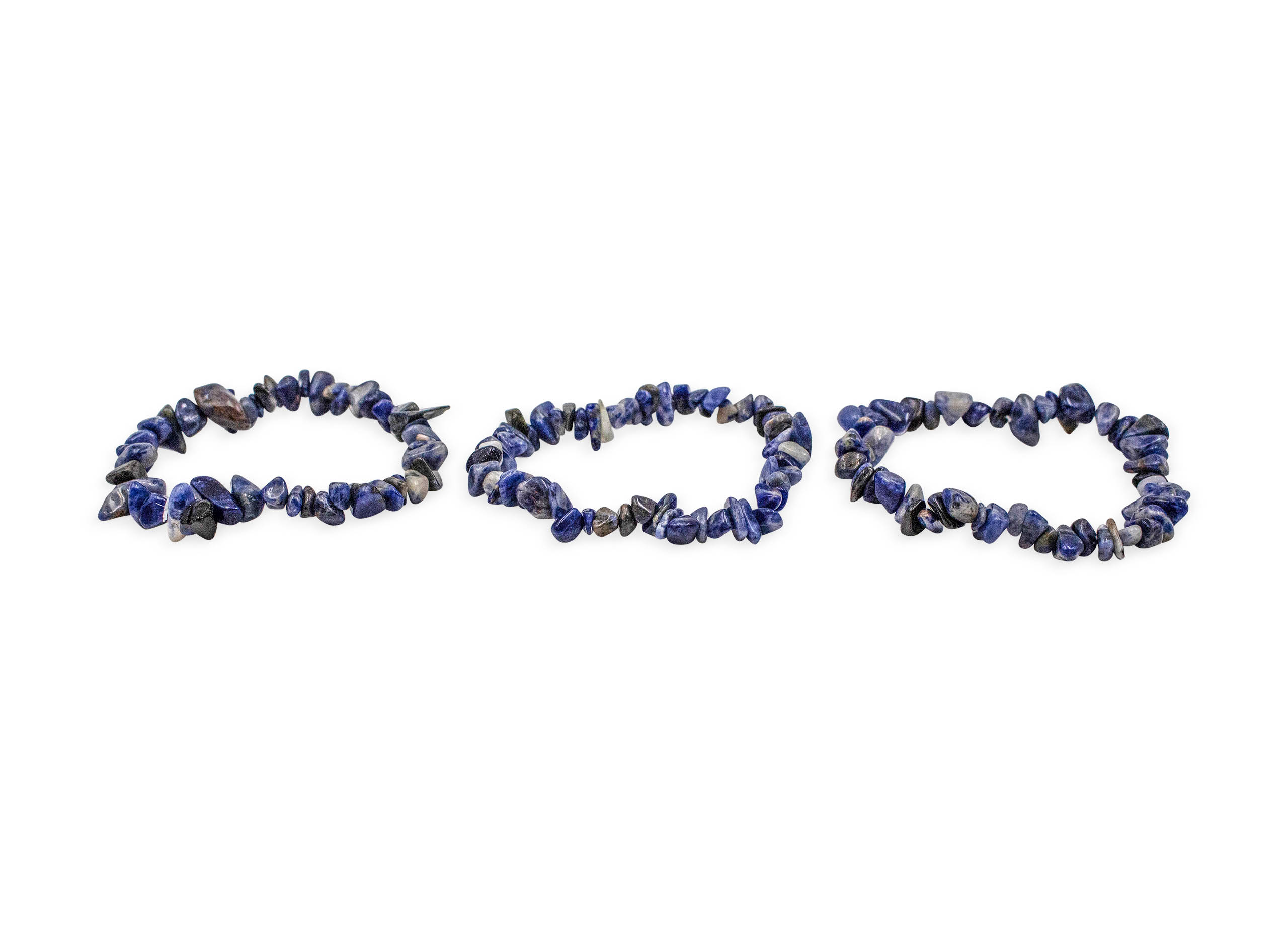 Sodalite Chip Bracelet- Crystal Dreams