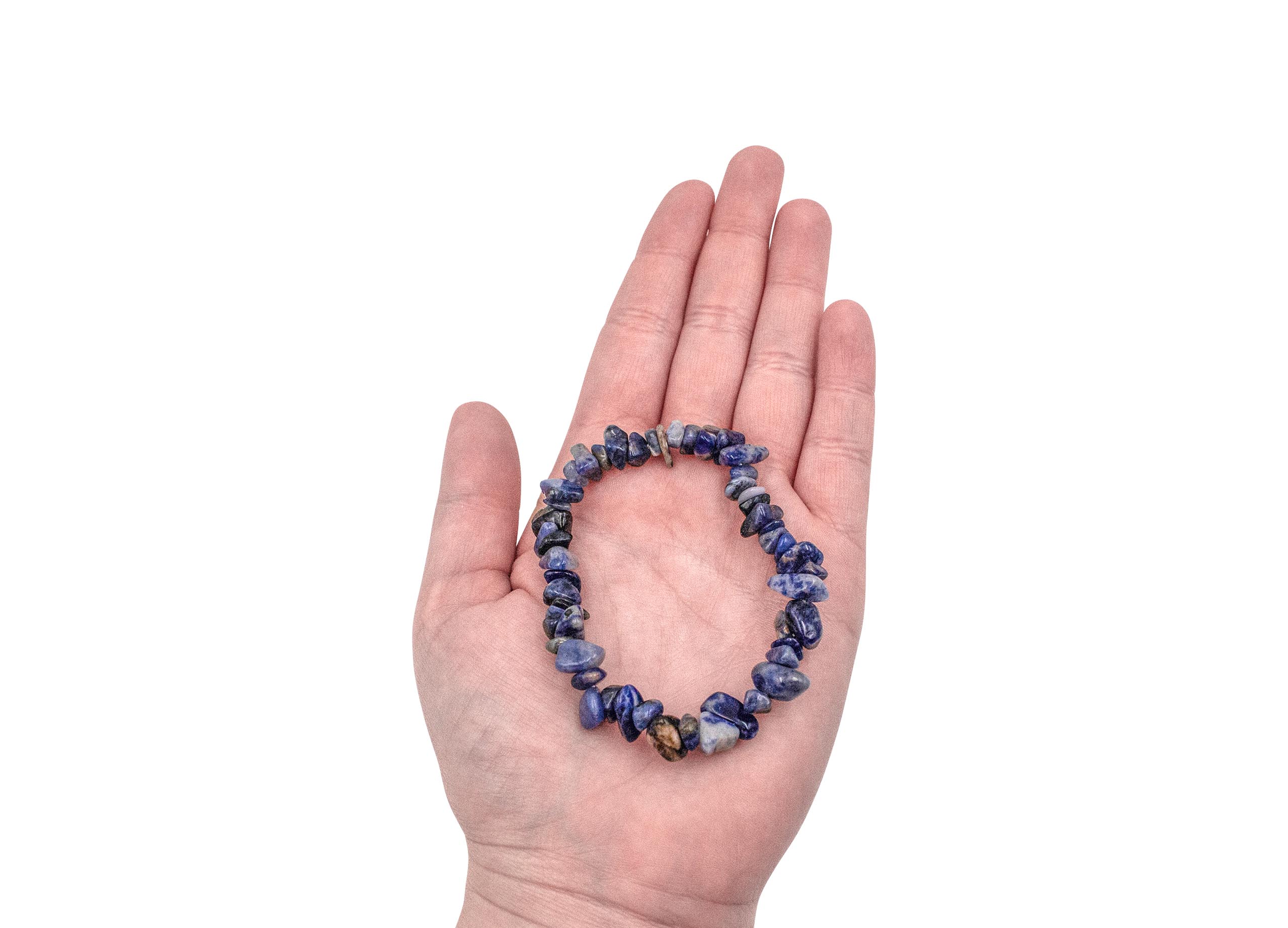 Sodalite Chip Bracelet- Crystal Dreams