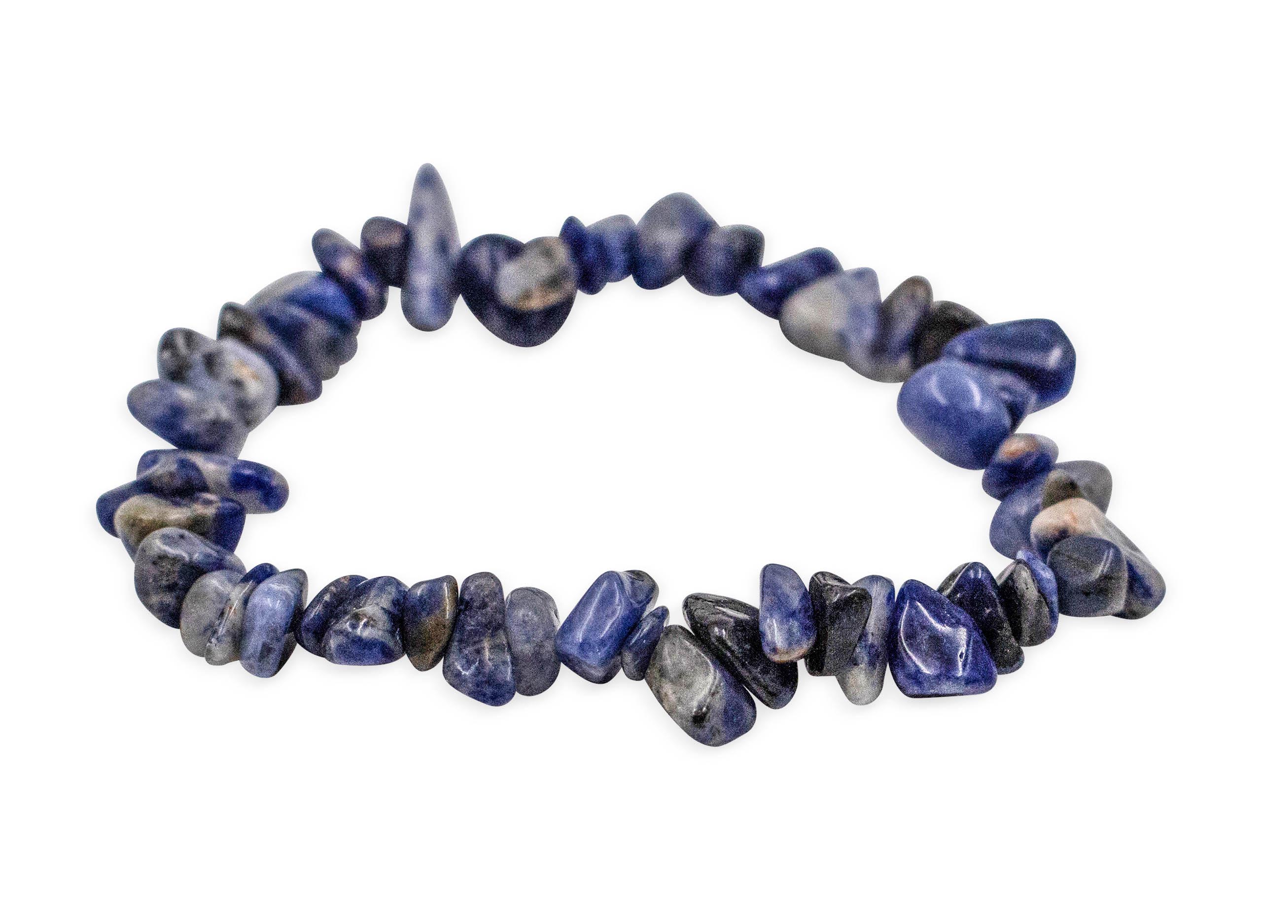 Sodalite Chip Bracelet- Crystal Dreams