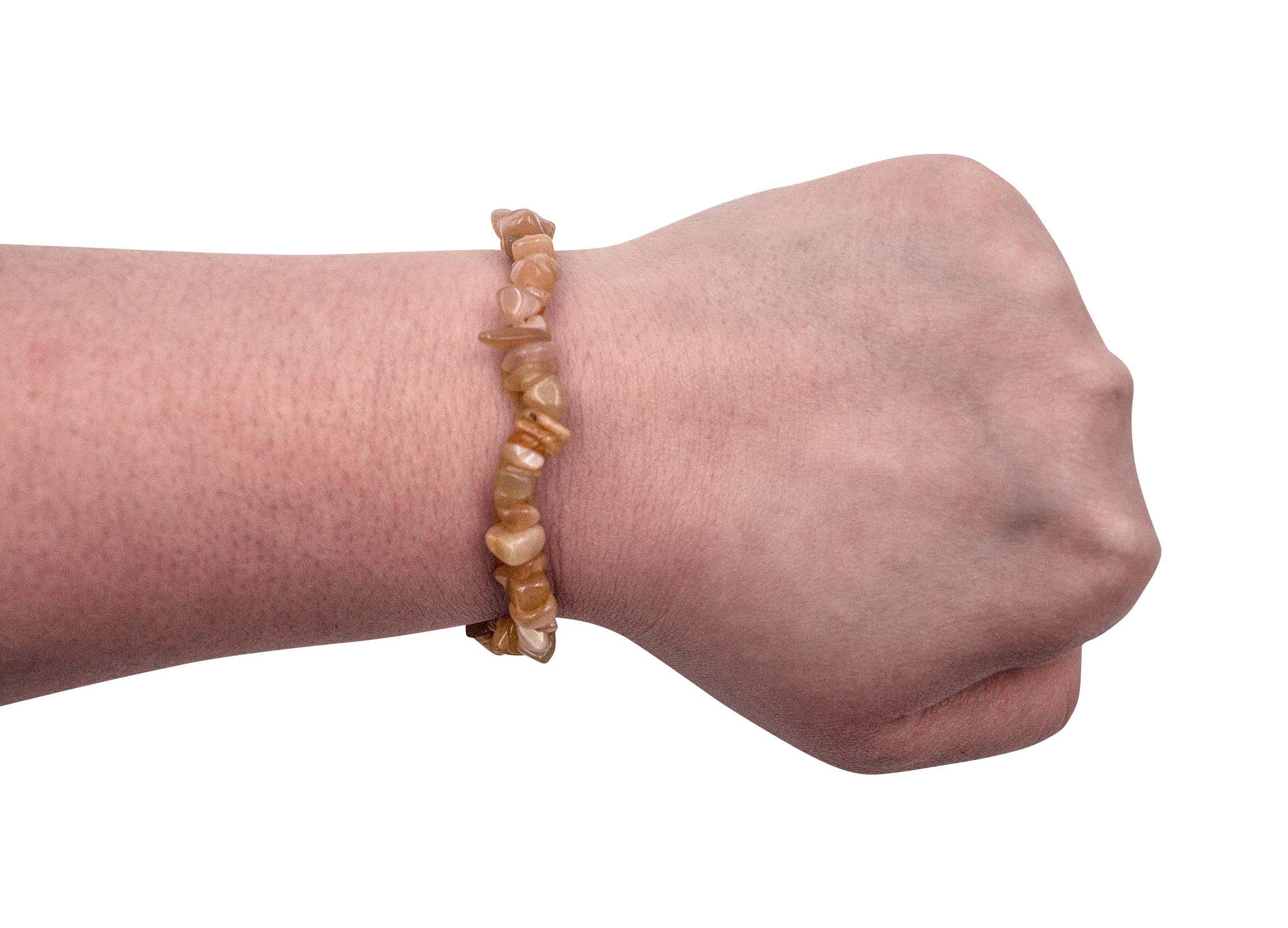 Sunstone Chip Bracelet - Crystal Dreams