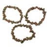 Unakite Chip Bracelet- Crystal Dreams