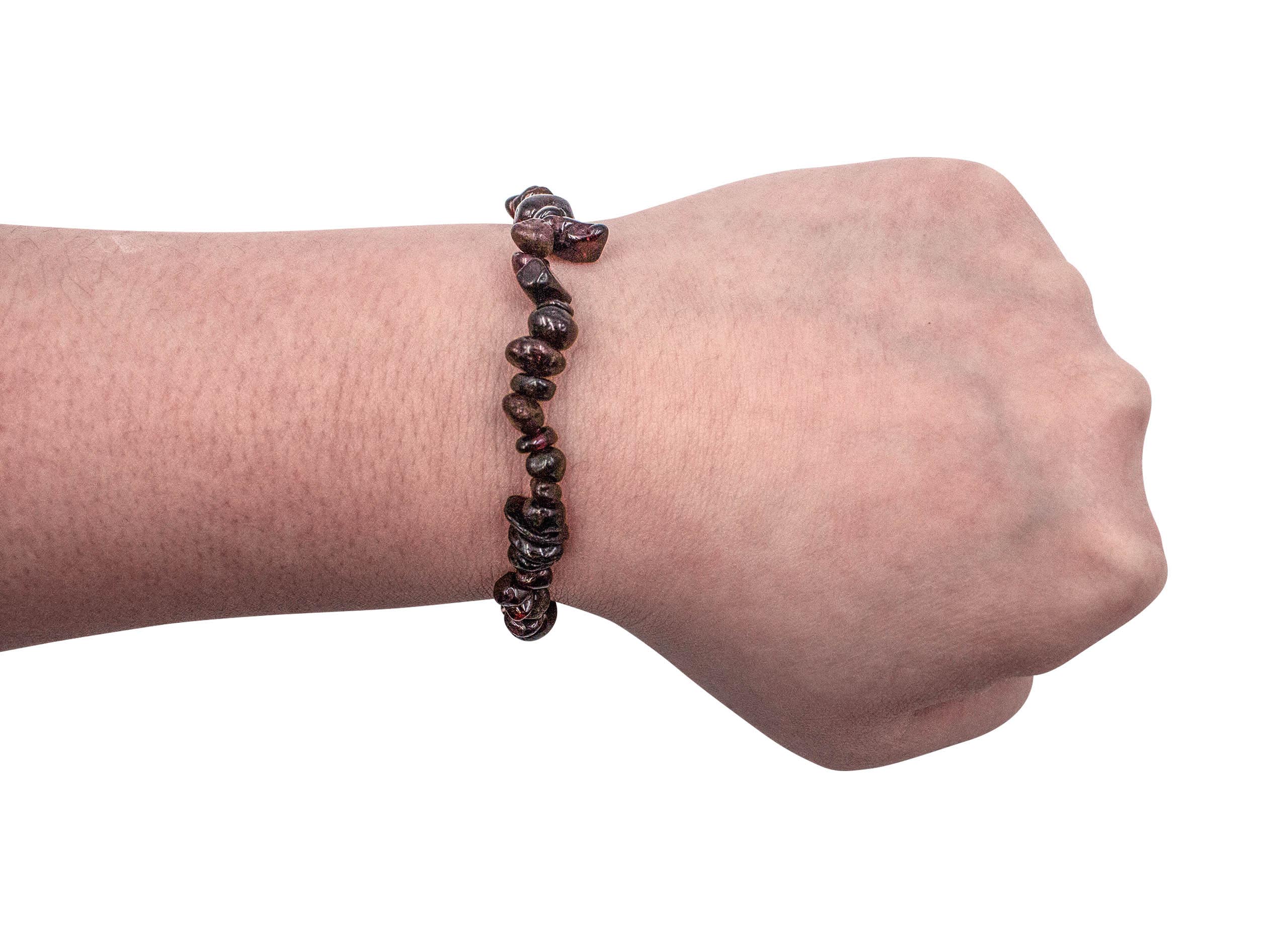 Garnet Chip Bracelet - Crystal Dreams