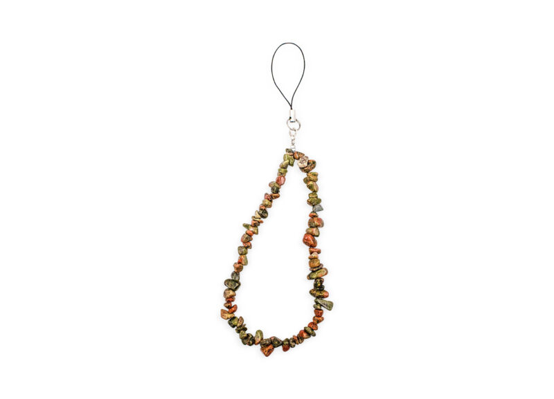 Unakite Phone Strap- Crystal Dreams
