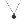 Shungite Circle Pendant - Crystal Dreams