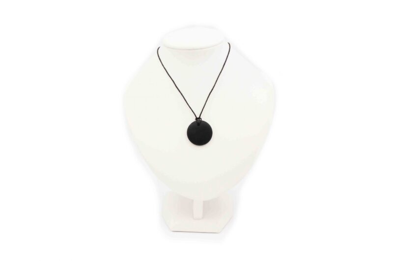 Shungite Circle Necklace (2 or 3 cm)
