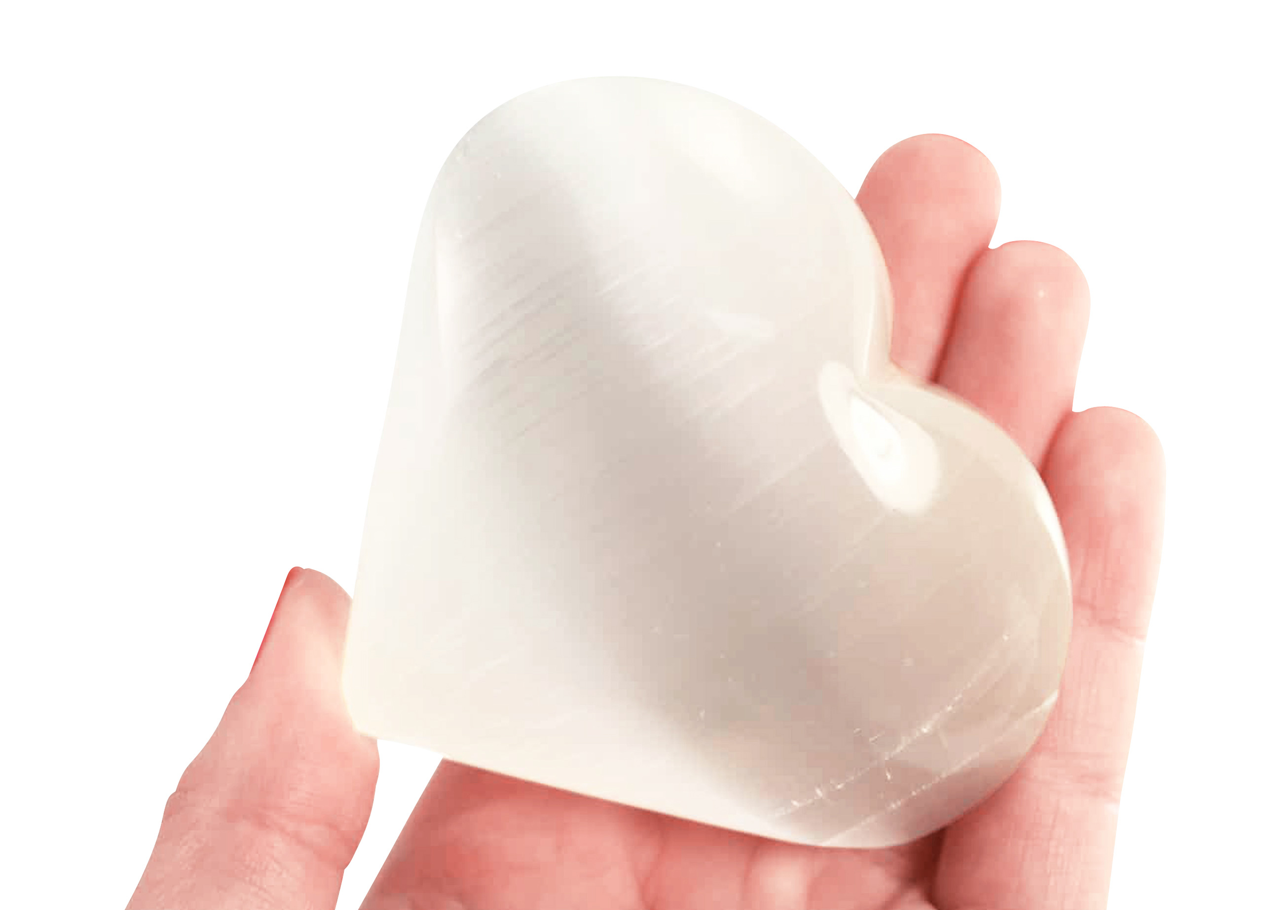 Selenite Heart - Crystal Dreams