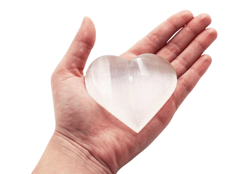 Selenite Heart - Crystal Dreams
