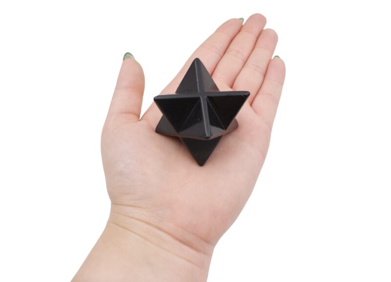 Étoile Merkaba en shungite (petite ou medium)