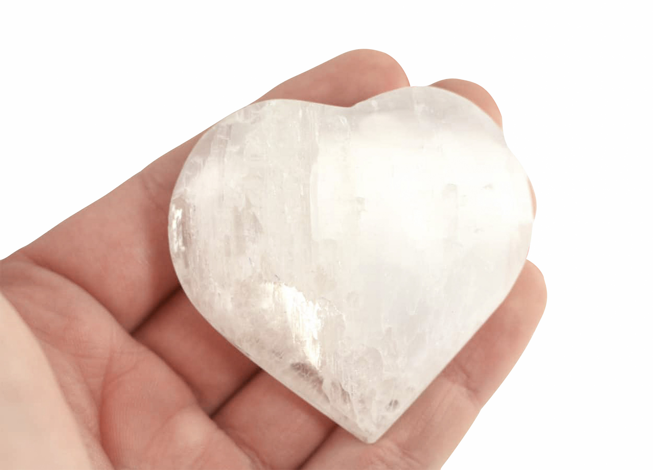 Selenite Heart - Crystal Dreams