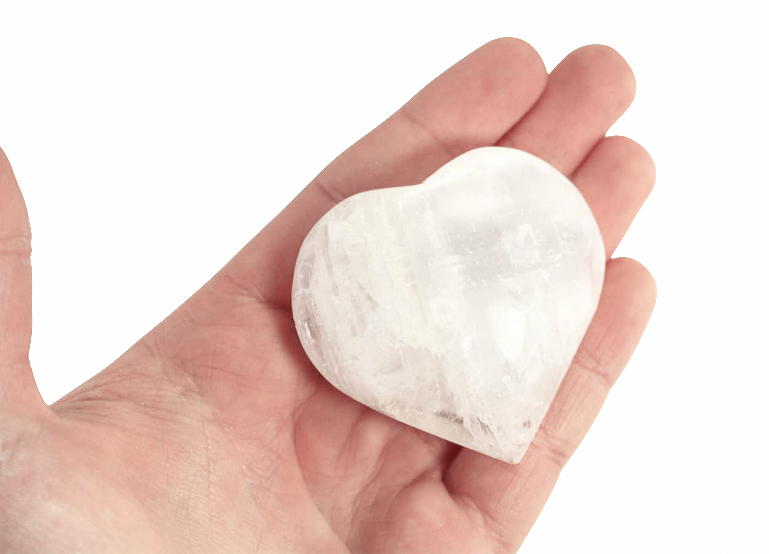 Selenite Heart - Crystal Dreams