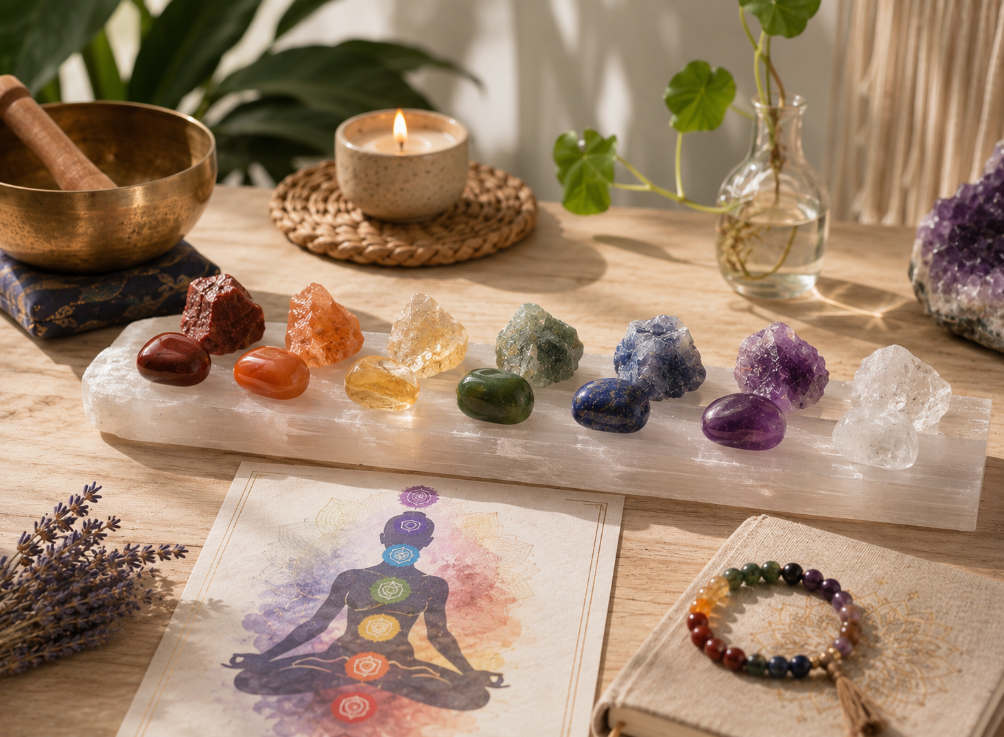 Seven Chakras and Their Crystals