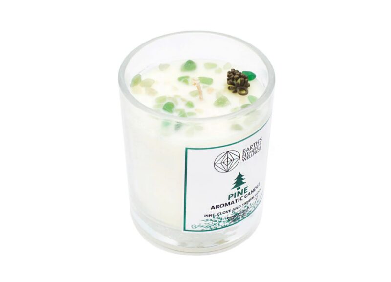 Pine Crystal Candle - Crystal Dreams