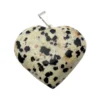 Dalmatian Jasper Heart Pendant - Crystal Dreams
