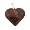 Mahogany Obsidian Heart Pendant - Crystal Dreams