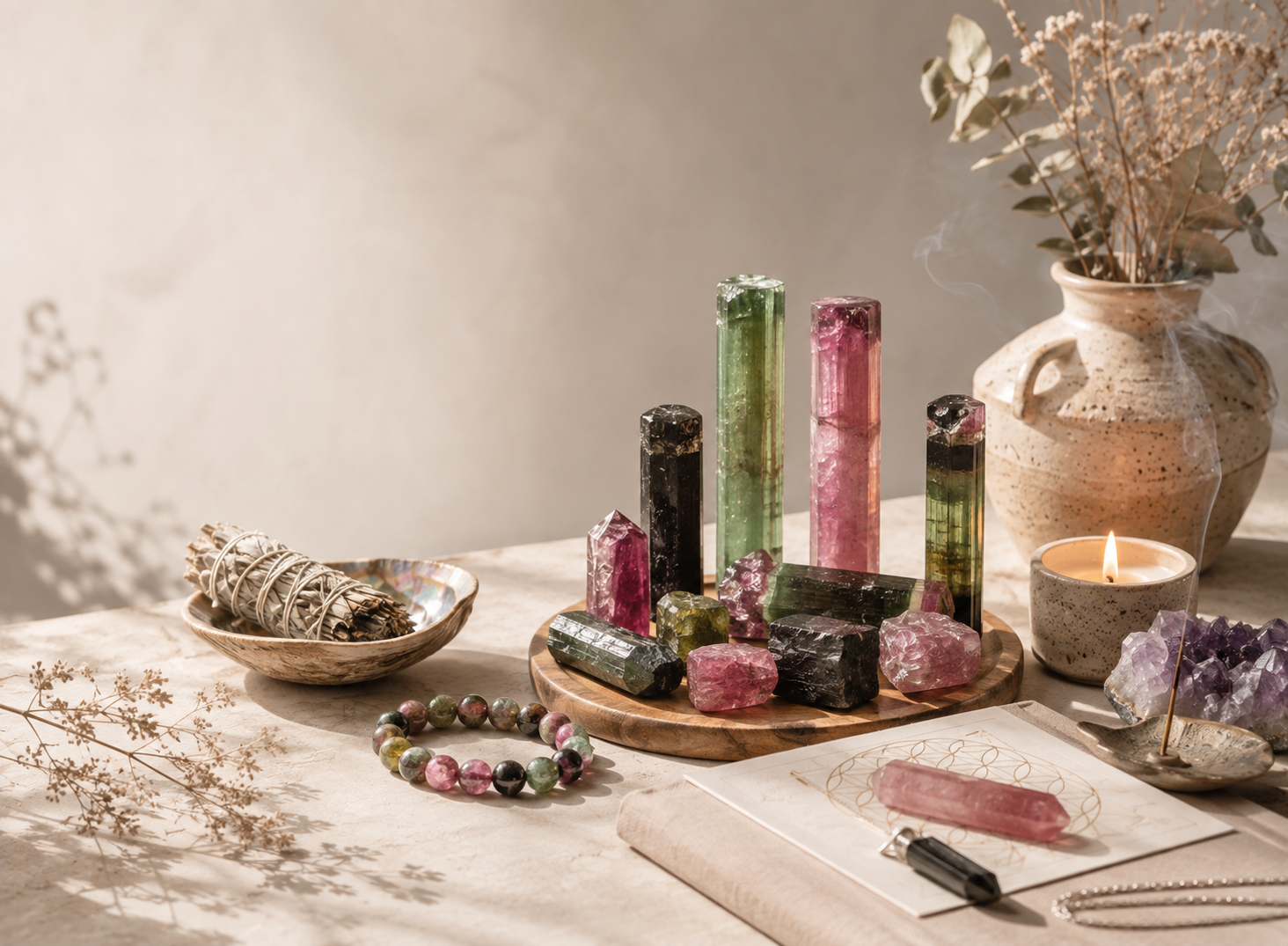 Tourmaline Crystal Colors